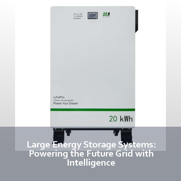 Large Energy Storage Systems: Powering the Future Grid with Intelligence